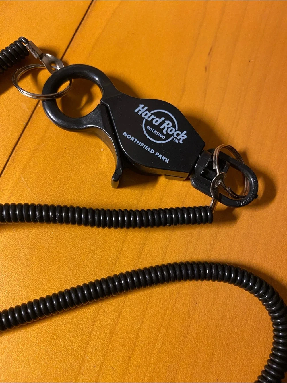 ! Vintage Hard Rock Northfield Park Players Card Club Holder Keychain